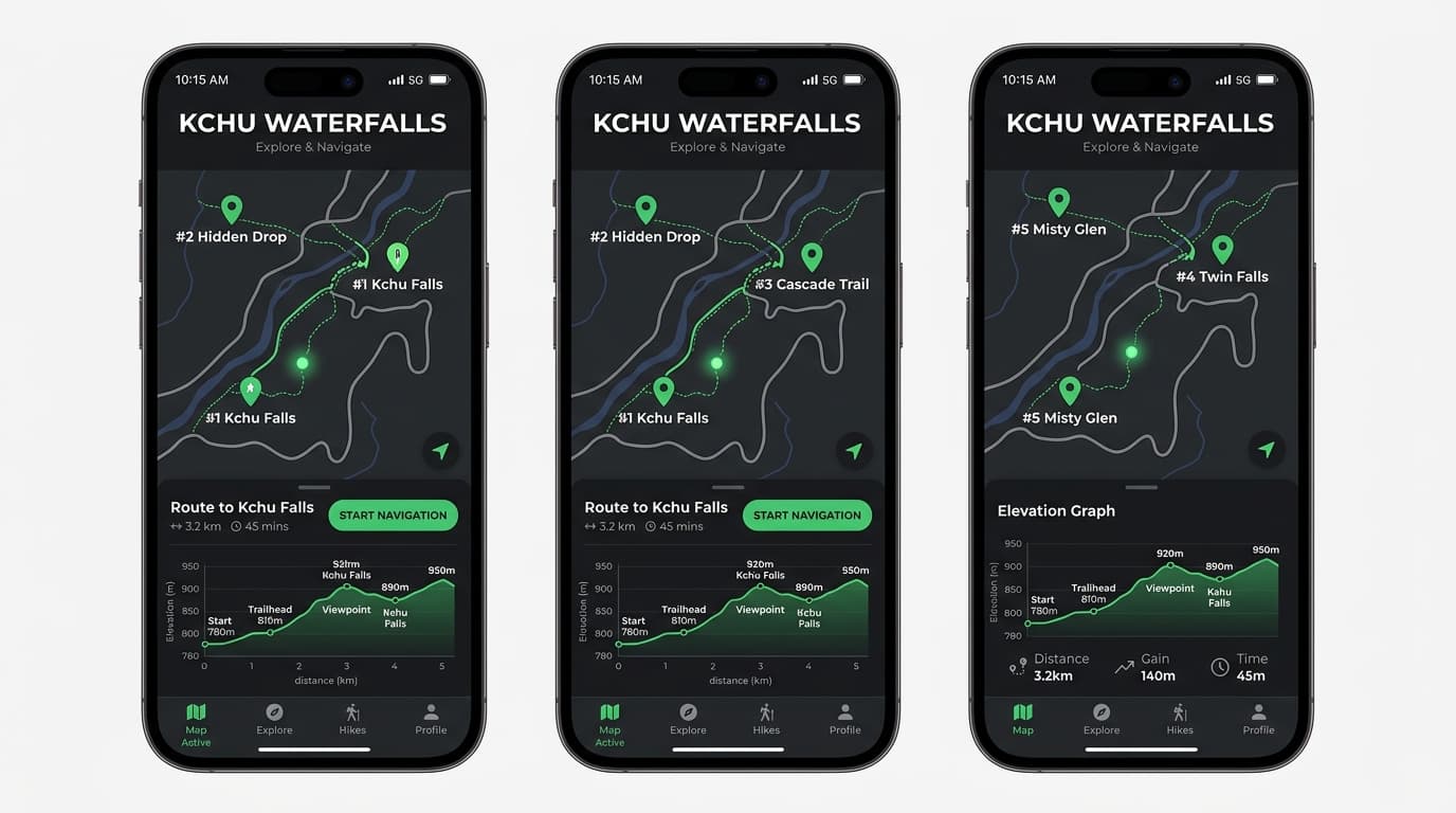 KCHU — Mapeamento de Cachoeiras & Ecoturismo